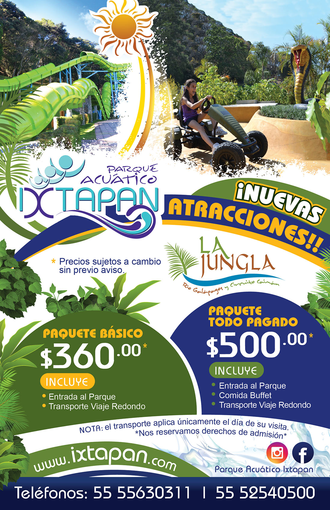 Paquetes y promociones Parque Acuático Ixtapan, Ixtapan de la Sal, México